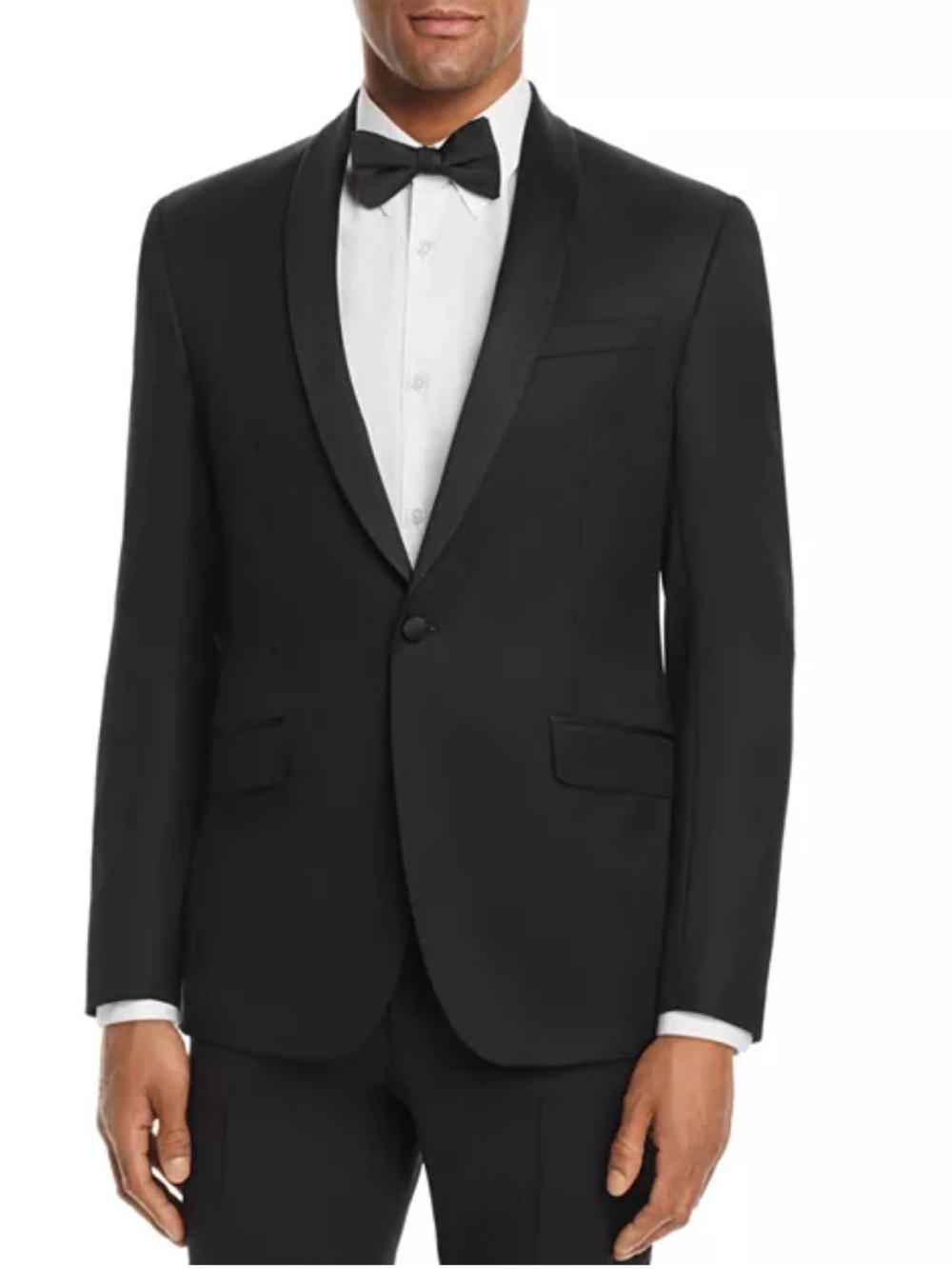 NWT Ted Baker London Josh Tux Tuxedo Suit Jacket Blazer Black Sz 40S